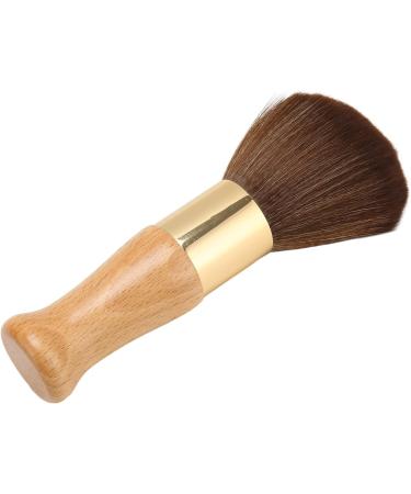 Barber Neck Duster Brush Fine Workmanship Face Neck Duster Sturdy Handle Skin Friendly Nylon Bristles for Salon - Buy Online on GoSupps.com