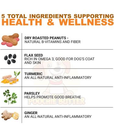 Poochie Butter 12oz x 2 Packs | All Natural Peanut Butter for Dogs - Buy Online on GoSupps.com