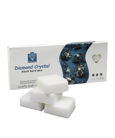 EarayWax Hard Wax 1lb Wax Blocks for Hair Removal Sensitive Skin Perfect for Full Body Facial Brazilian Bikini and Legs at Home Wax Refill for Women Men White