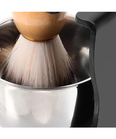 Iwowhero Shaving Brush Set with Holder - Premium Razor Soap Bowl & Rustproof Steel - Perfect for Men's Grooming - Buy Online on GoSupps.com