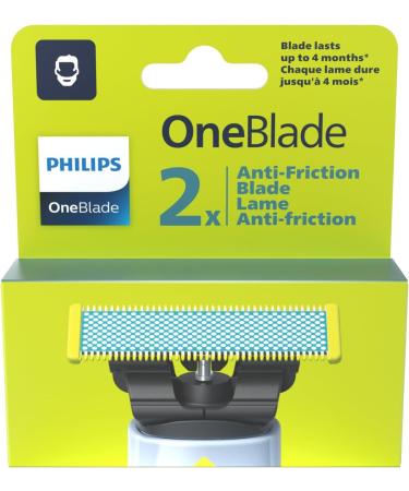 Philips OneBlade First Shave Replacement Blade (2-pack) QP225/50 Green First Shaver Blades - Buy Online on GoSupps.com