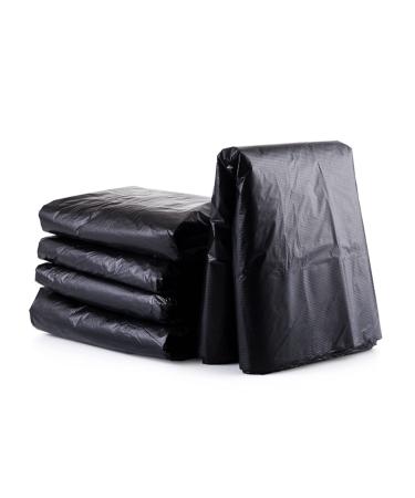 50pcs/Pack 100 * 80(80L) Big Size Thick Disposable Trash Bags Flat Top Type Plastic Bags Hotel Household Refuse Bags Garbage Bags (Size : 2 mil)