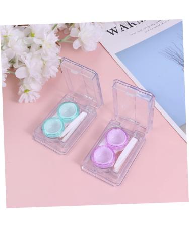 Buy Homsfou 4-Piece Mini Contact Lens Travel Case - Safe & Stylish Containers for Colored Lenses - International Shipping Available - Buy Online on GoSupps.com