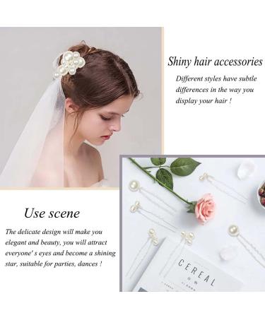 38 Pcs Wedding Pearl Hair Pins for Bride - Elegant Bridal Hair Pieces with Rhinestones - Perfect for Bridesmaid, Women, Girls - Buy Online on GoSupps.com