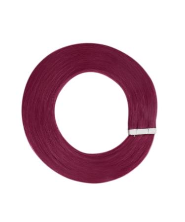 Youngsee Burgundy Tape In Extensions 10pcs Real Hair 35cm Red #BURG 25g - Premium Quality Hair Extensions - Buy Online on GoSupps.com