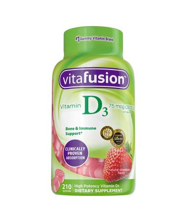 vitafusion Vitamin D 75 mcg 210 Adult Gummies