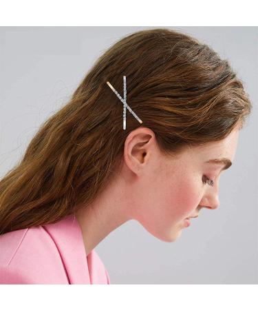 Buy Shiny Rhinestone & Diamond Hair Clips for Women - 10 Pack (5 Gold + 5 Silver) | Elegant Temperament Hairpins - Buy Online on GoSupps.com