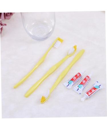 Gatuida 20 Pcs Travel Toothbrush & Toothpaste Set - Hotel Supplies for VIP Guests - International Shipping Available - Buy Online on GoSupps.com