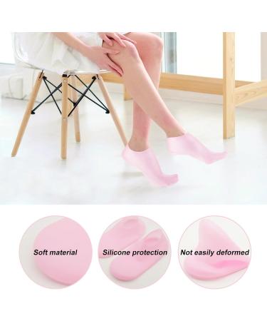 2 Pairs Silicone Socks for Cracked Feet Women Foot Spa Pedicure Silicone Socks Soft Gel Sock Moisturizing Foot Socks for Dry Cracked Heel Soften Calluses Anti-Slip Aloe Sock for Rough Skin - Buy Online on GoSupps.com