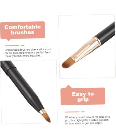 minkissy Lipstick Applicator Lip Gloss Dual End Eyeshadow Makeup Brush Lipstick Wands Mascara Brush Wands Individual Spectrum Miss Portable Artificial Fiber Telescopic Brush - Buy Online on GoSupps.com