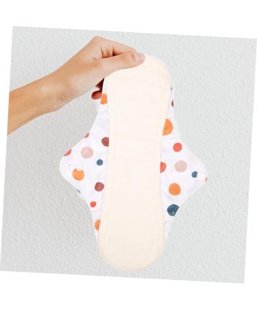 Reusable Bamboo Charcoal Menstrual Pads - Absorbent Panty Liners for Women - 4pcs Assorted Colors - Buy Online on GoSupps.com