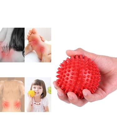 Buy 7.5cm Red Massage Balls - Durable Plastic Finger Relaxation Tool for Body Fitness | International Shipping - Buy Online on GoSupps.com