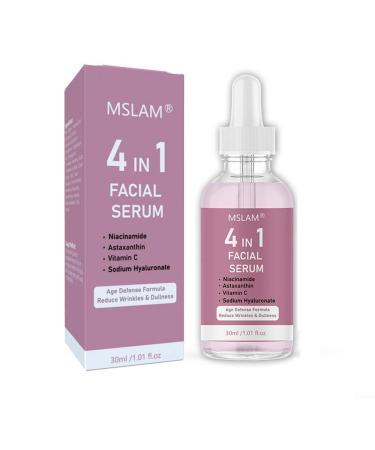 Hyaluronic Acid Serum Face With Vitamin C Niacinamide Facial Essence For Anti-Aging Wrinkles Dark Spots Facial Skin Care Serum For Face Suitable For All Skin Types.(30ml)