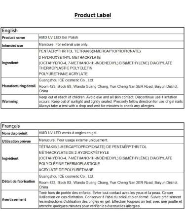 Canada 150 HMD Soak Off UV LED Temperature Changing gel nail polish fast effect fast cure 8ml (001) - Buy Online on GoSupps.com