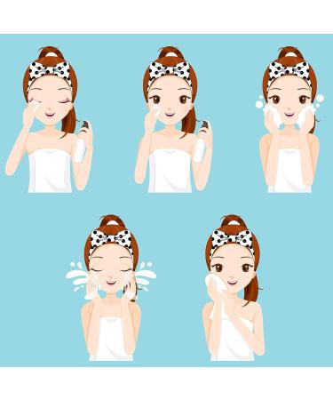 Jexine 24 Pcs Modern Style Facial Spa Headbands for Women - Fluffy Plush Makeup Headband Bulk for Washing Face, Shower, and Cleansing - Buy Online on GoSupps.com