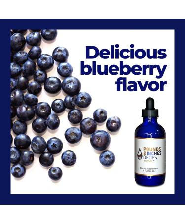 Dirobi Pounds and Inches Weight Management Drops Liquid Supplement for Women and Men Diet-Pill Alternative with Delicious Blueberry Flavor 4 Fl Oz (Pack of 1) - Buy Online on GoSupps.com