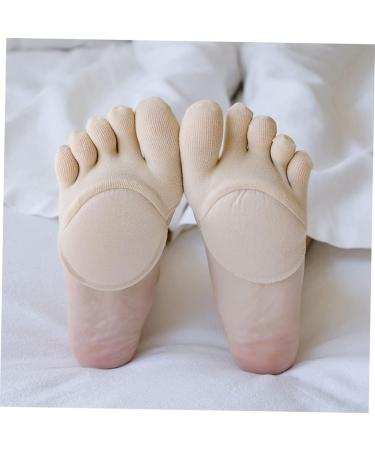 FOMIYES Knee High Full Toe Socks - Breathable Open Toe Stockings with Metatarsal Pads for Women | Summer High Heel Comfort & Ball of Foot Cushioning - Buy Online on GoSupps.com