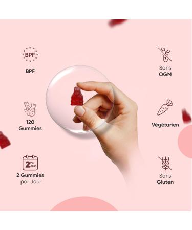 Biotine Gummies 120 Gommes l'Ar me Naturel de Baies M lang es - Selon l'EFSA la biotine contribue au maintien d'une chevelure normale - Complexe avec 13 Multivitamines et Min raux - Buy Online on GoSupps.com