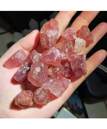 Rough Crystals Raw Strawberry Quartz Specimens for Stones 100g Gift - Buy Online on GoSupps.com