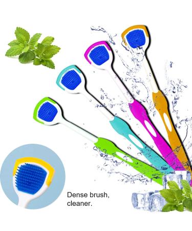 IGOOLEE 8 Pack Colorful Tongue Scraper Cleaner for Adults and Kids - 100% BPA Free Fresher Tongue Scraper Brushes for Bad Breath Reduction and Oral Health - Pack of 8 - Buy Online on GoSupps.com
