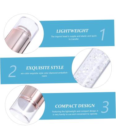 DOITOOL 15 Sets Nail Stamp Unicorn Sponge Silicone Manicure Printing Nail Manicure Tool Dual Head Manicure Stamper Silicone Manicure Art Stamper Nail Tools Seal Silica Gel Scraper Set - Buy Online on GoSupps.com