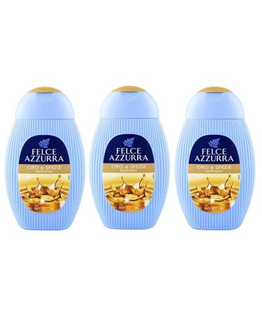 Felce Azzurra 3 x Fern Azzurra Gold Shower Gel - Shower Gel 250ml