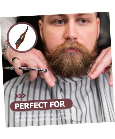 FOMIYES Manual Bart Razor - Professional Wood Handled Cutting Tool for Men | Small Nursing Beautier | Durable Stainless Steel | 16x3.3x1.2cm | International Shipping Available - Buy Online on GoSupps.com