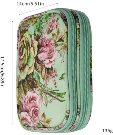 Katech Crochet Hook Case - Portable Travel Organizer with Web Pocket - Green - Buy Online on GoSupps.com