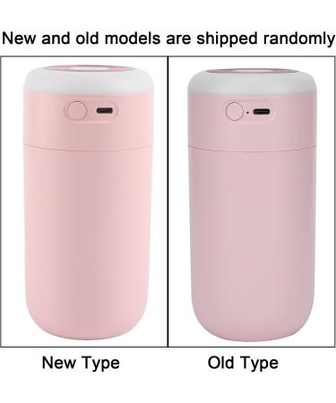 Mini Portable USB Powered Nano Humidifier Diffuser with 7 Colors Light Power Off Timer - Moisturize Skin Prevent Dry Burning - for Desktop Office and Home - ABS 350ml (Pink) - Buy Online on GoSupps.com