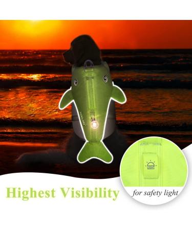 Vivaglory Neon Yellow Dog Swimming Vest for Small & Medium Dogs - Adjustable & Easy to Wear L: 66-79 cm Ribcage Girth - Buy Online on GoSupps.com