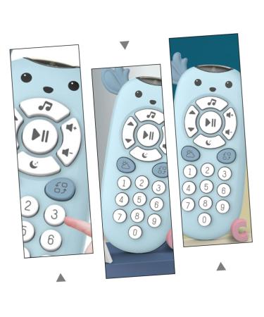 Toyvian Children's Music Phone - Baby Teether & Infant Toy | Baby Shower Gift - Blue 14.5X8.5CM - Buy Online on GoSupps.com