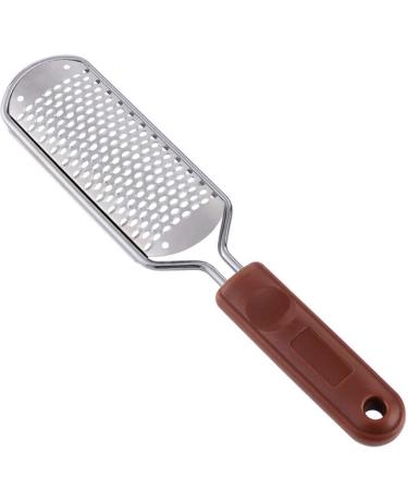 Nykk foot rasp 1 pieces foot File for pedicure Rustpedicure Tools Dead Dead Dead Skin Remobe for Feet Blade Exchange foot care Brush Callus Kallus remover (Color: Brown)