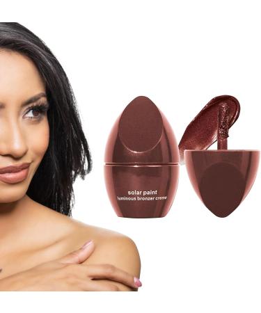 Contouring Shadow Makeup Set | Four Shades Highlighting Shade Longwear Makeup Set - Glow Bronzer Glitter Illuminating Highlighters Makeup for Women Girls Face Glitter Makeup Nicything 04# Red Brown With Pearlescent  - Buy Online on GoSupps.com
