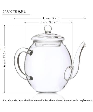 Creano Tea Flower Mix - BloomingTea Gift Set with Glass Jar (500ml) + 12 Tea Flowers in Wooden Box in 6 Varieties | White Tea - Buy Online on GoSupps.com