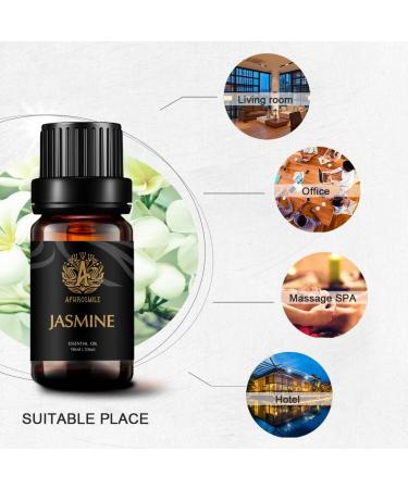 Aromatherapy Jasmine Essential Oil for Air Freshener 100% Pure & Therapeutic Grade Jasmine Scented Oil for Humidifier 0.33oz-10ml Aromatherapy Jasmine Essential Oil Fragrance for Diffuser Massage - Buy Online on GoSupps.com