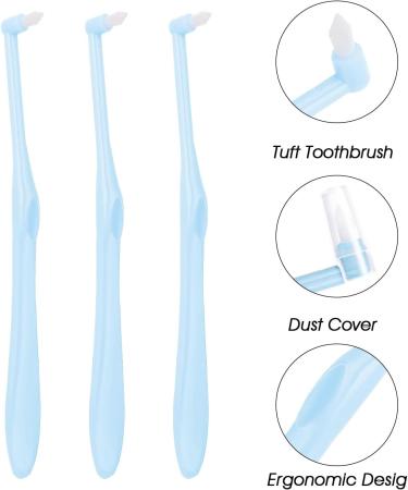 6 Pack Soft Tufted Toothbrush for Orthodontics - Raven Inserted Design | Gentle Cleaning & Individual Tooth Spacing - Buy Online on GoSupps.com