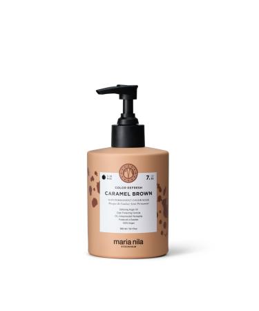 Maria Nila Color Refresh Caramel Brown 300 ml warm coppercolored caramel brown hair mask semipermanent pigments 100 vegan and sulfateparaben free