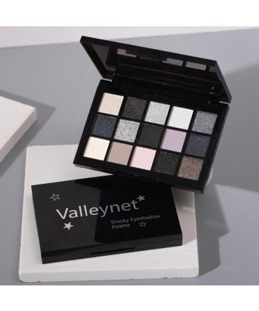 Smokey Black Eyeshadow Palette - 15 Matte & Pigmented Shades for Long-Lasting Eye Makeup | Perfect for Older Women - Buy Online on GoSupps.com