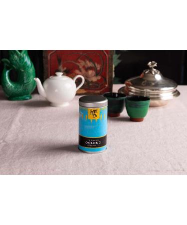Rare Tea Company Oolong Loose Leaf Tea Tin 50g - Premium Quality Oolong Tea - Buy Online on GoSupps.com