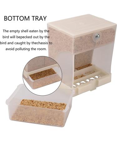 Automatic No-Mess Bird Feeder for Small and Medium Parrots - Seed Feeder Cage Accessory - Buy Online on GoSupps.com