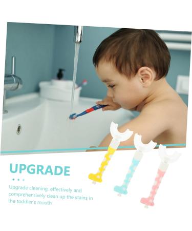 Marmerdo 3-Piece Cartoon Children's Toothbrush Set | Fun & Effective Kids' Oral Care - Buy Online on GoSupps.com