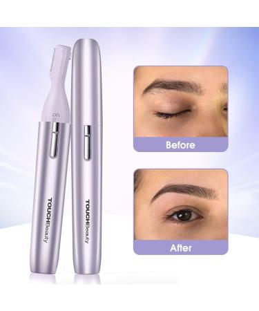 TOUCHBeauty Eyebrow Hair Trimmer for Women | Painless Precision Face & Neck Razor | Mini Battery-Operated Eyebrow Shaper - 1658A - Buy Online on GoSupps.com