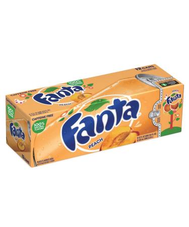 Fanta Fanta Peach 12 x 355ml Bottles with DPG Reserve