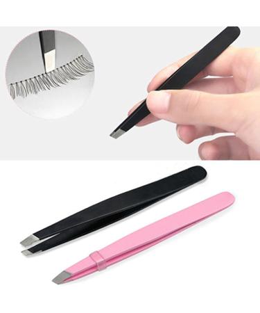 Professional Fuckette Hair Tweezers - Sloping Eyebrow Tweezers for Daily Use | Black Beauty Tweezers - International Shipping Available - Buy Online on GoSupps.com
