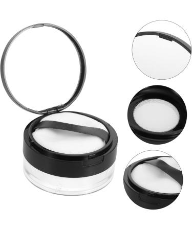 FOYTOKI 2pcs Elastic Mesh Loose Powder Box DIY Powder Case Travel Powder Case Makeup Powder Case Abs Black - Buy Online on GoSupps.com