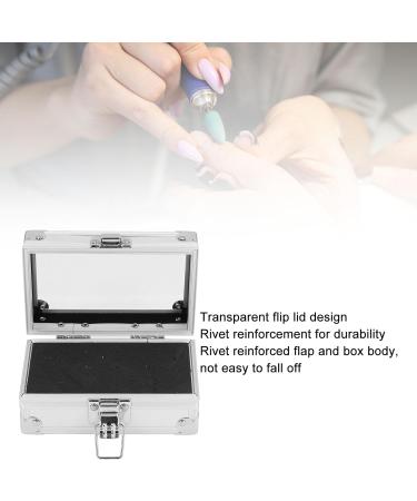 Nail Drill Bits Holder Drop Resistant Multi Hole Nail Drill Bits Stand Displayer Organizer Container (Silver) - Buy Online on GoSupps.com