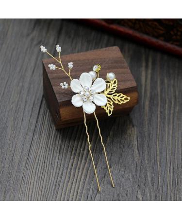 Elegant Green Wedding Hair Comb Set - Rhinestone & Pearl Bridal Headdress Accessories for Brides & Bridesmaids - Buy Online on GoSupps.com