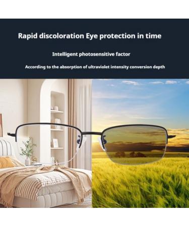 Outfany Intellireaders - Titanium Progressive Dual-Use Reading Glasses for Men & Women - Black 1.5x | Shop Internationally - Buy Online on GoSupps.com
