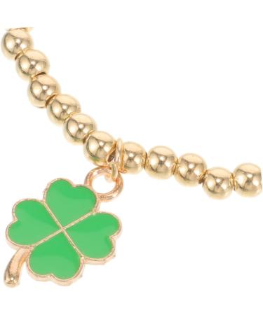 Alipis 20 Pcs Four Leaf Bracelet Gift Chic Wrist Chain Wrist Bracelet Bangle St Patrick's Day Wrist Chains St Patrick's Day Wristbands Hand Jewelry Lucky Miss Polymer Clay 8.00X8.00X2.00CMx5pcs As Shownx5pcs - Buy Online on GoSupps.com