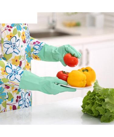 SEPTAM Cleaning Gloves Colored Latex Lengthened Household Gloves For Washing Dishes And Clothes Durable And Special For Cleaning - Buy Online on GoSupps.com